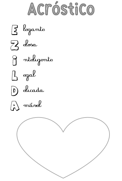 1 Acrósticos com os nomes dos avós: poesia que nasce da memória - 3ºA