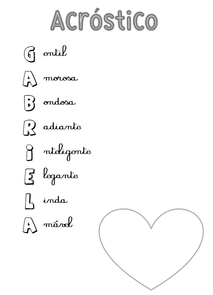 3-1 Acrósticos com os nomes dos avós: poesia que nasce da memória - 3ºA