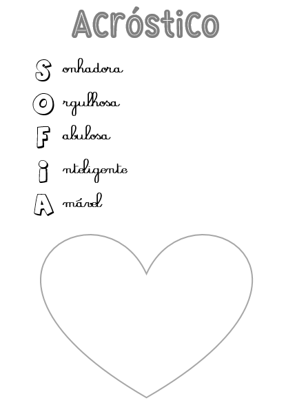 4-1 Acrósticos com os nomes dos avós: poesia que nasce da memória - 3ºA