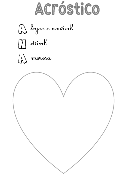 5 Acrósticos com os nomes dos avós: poesia que nasce da memória - 3ºA